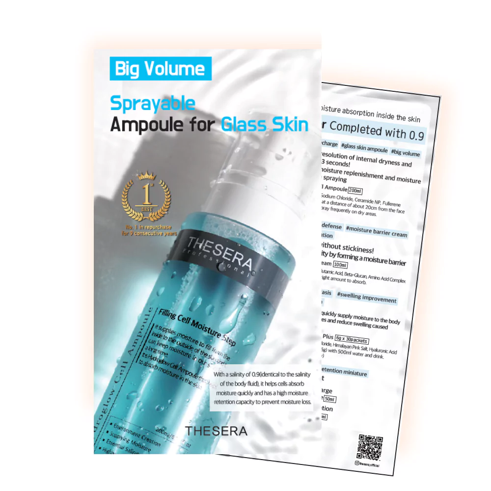 thesera-moisturizing-series-brochure THESERA Moisture Starter Set brochure